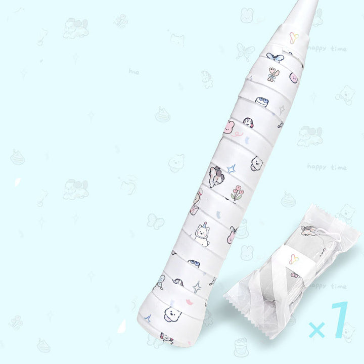Badminton & Tennis Grip – Printed Design, Sticky, Anti-Slip, Sweat-Absorbent