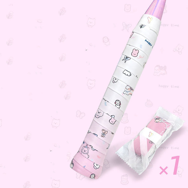 Badminton & Tennis Grip – Printed Design, Sticky, Anti-Slip, Sweat-Absorbent