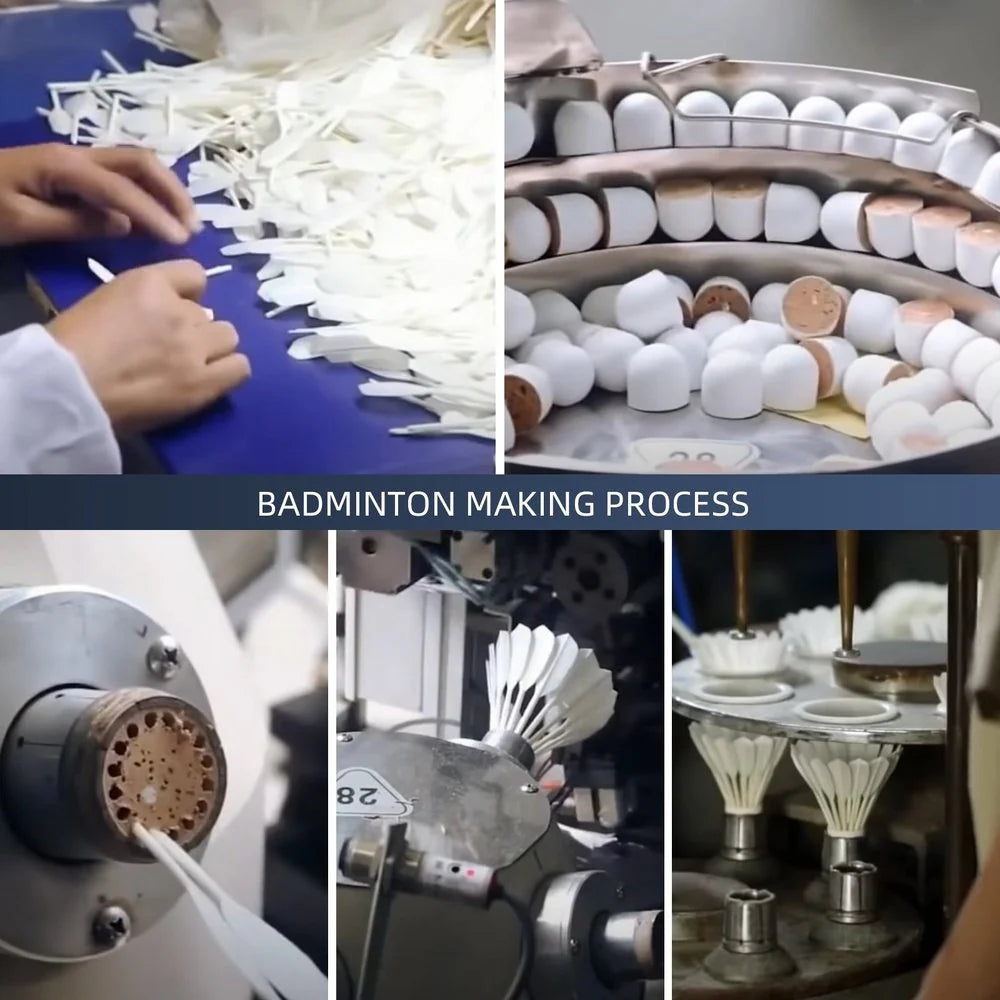 SPPHONEIX Purple Badminton Shuttlecocks Goose Feather Speed 78（Tournament LEVEL）