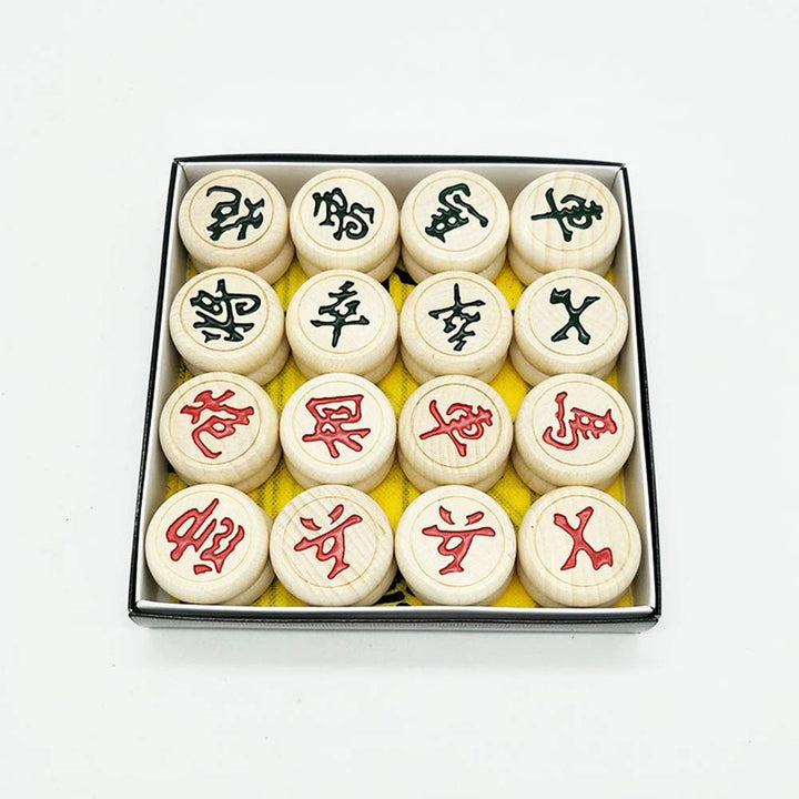 SPPHONEIX Wooden Chinese Chess Xiangqi Set for Board Game Traditional Game Travel Game