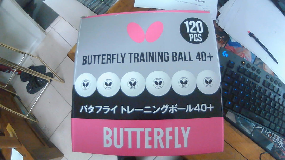 BUTTERFLY Table Tennis TRAINING BALL 40+