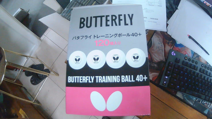 BUTTERFLY Table Tennis TRAINING BALL 40+