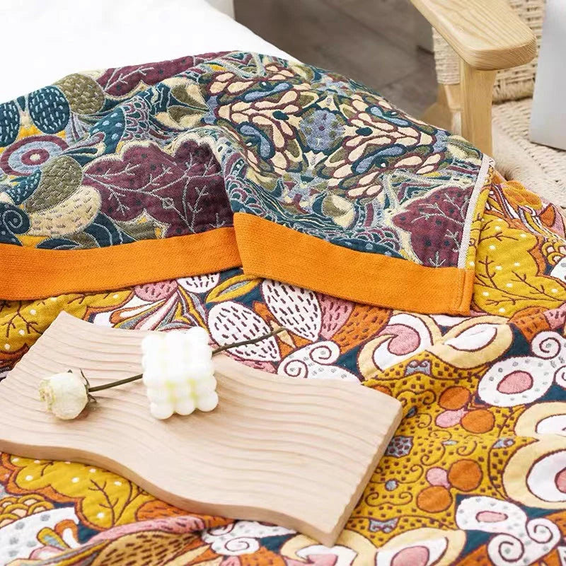 Pure Cotton Gauze Blanket - Nap Blanket Air Conditioning Quilt Summer Cool Quilt