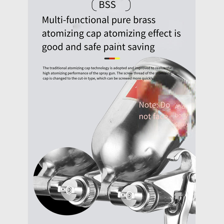 Pneumatic Paint Spray Gun – 200ml Cup, Easy to Clean, Model R2