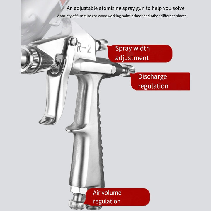 Pneumatic Paint Spray Gun – 200ml Cup, Easy to Clean, Model R2