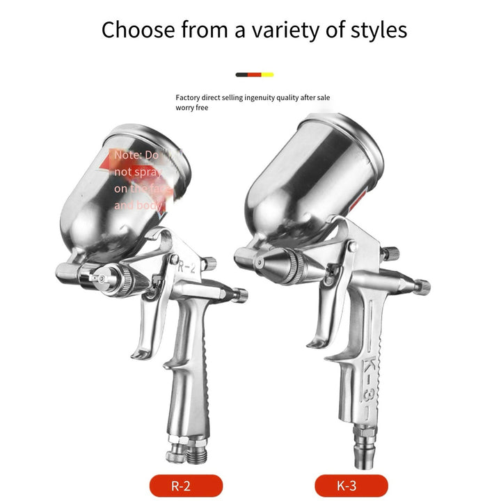 Pneumatic Paint Spray Gun – 200ml Cup, Easy to Clean, Model R2