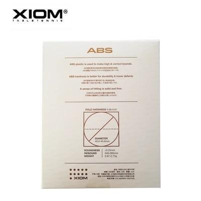XIOM Latest 3-Star Table Tennis Balls OZA (Pack of 12)