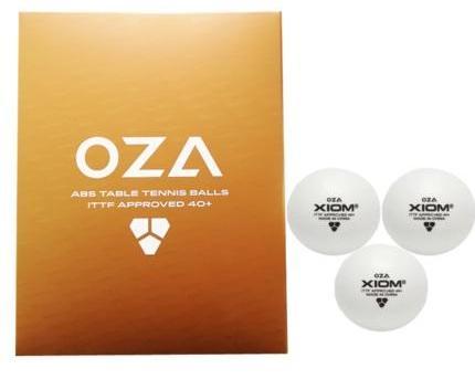 XIOM Latest 3-Star Table Tennis Balls OZA (Pack of 12)
