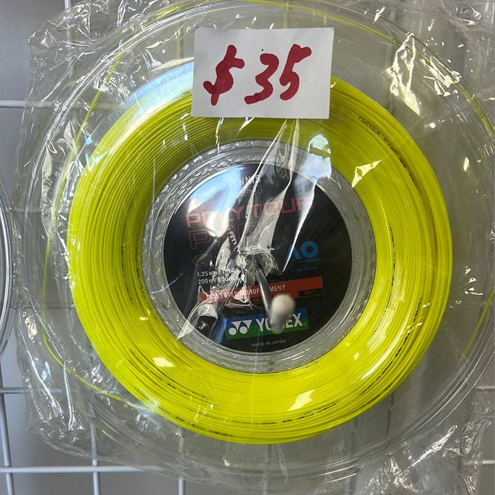 YONEX Polytour PRO Tennis String Reel Stringing SERVICES ONLY （Price includes strings)