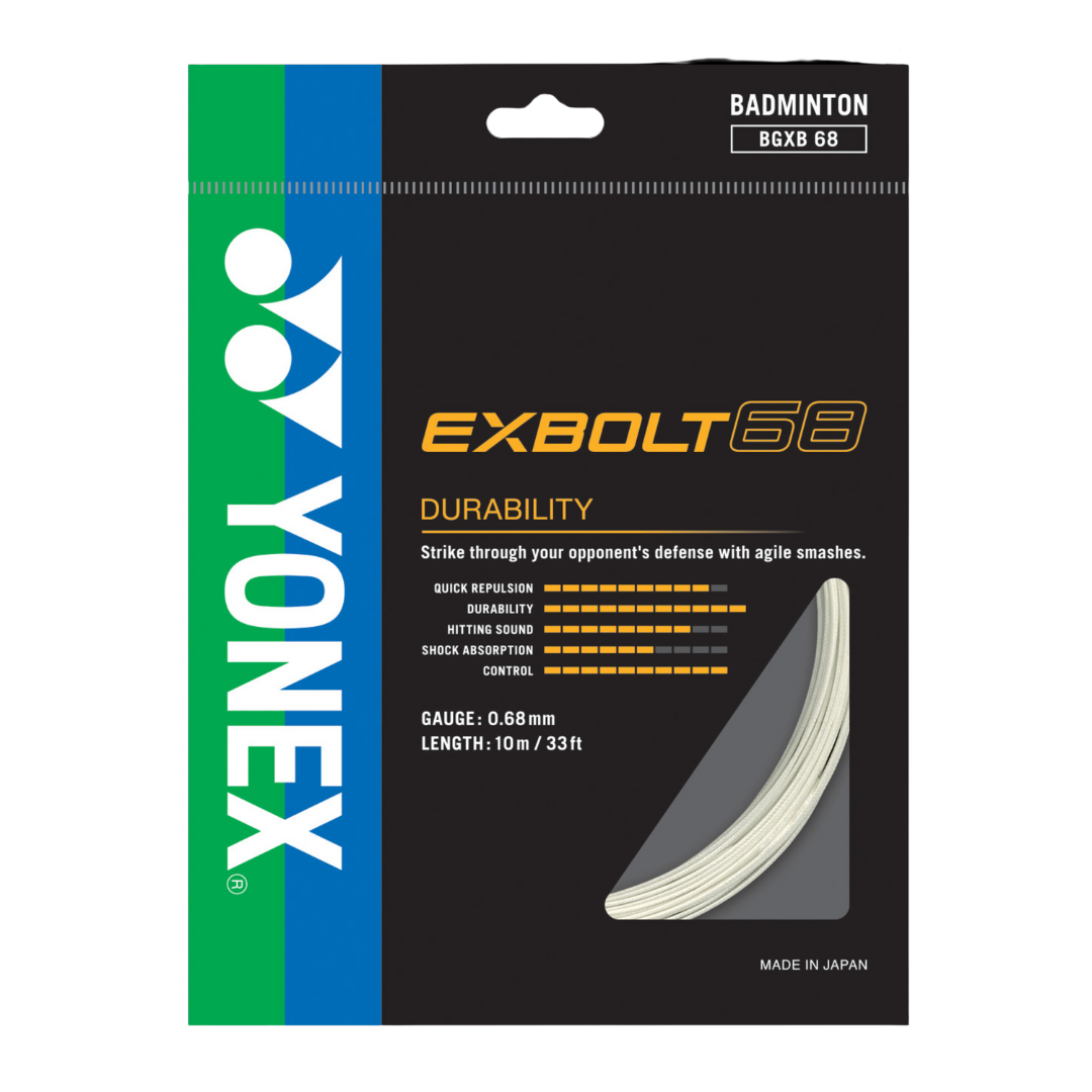 YONEX EXBOLT 68 Badminton Stringing Service product image - YONEX Badminton String