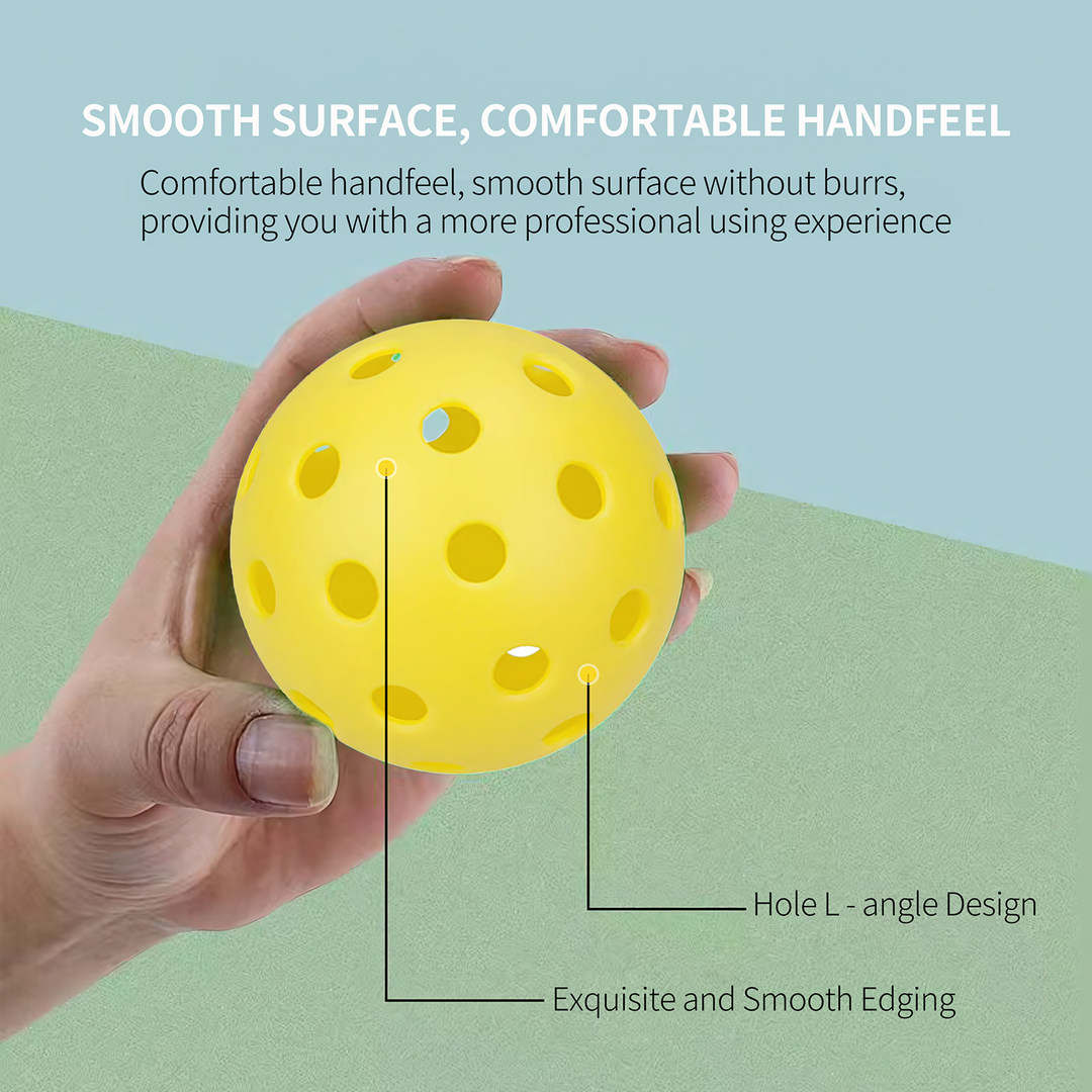 SPPHONEIX Pickleball Ball 26/40-hole Indoor&outdoor Balls 6Pcs 12Pcs