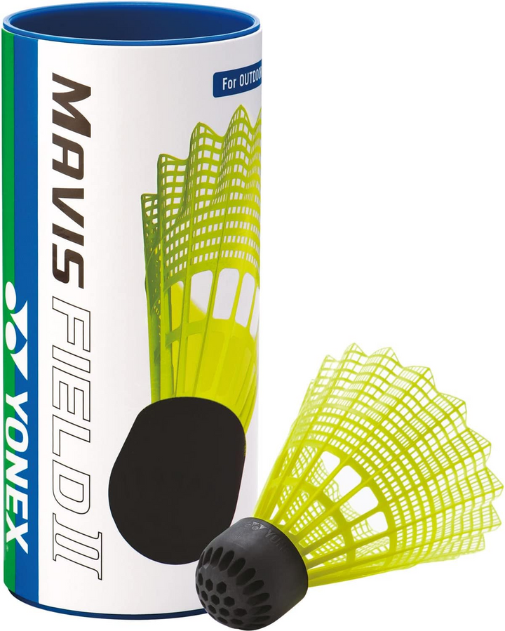 Yonex MAVIS FIELD II Nylon Shuttlecock Badminton Racket Yellow 1 Pack / 3 pieces