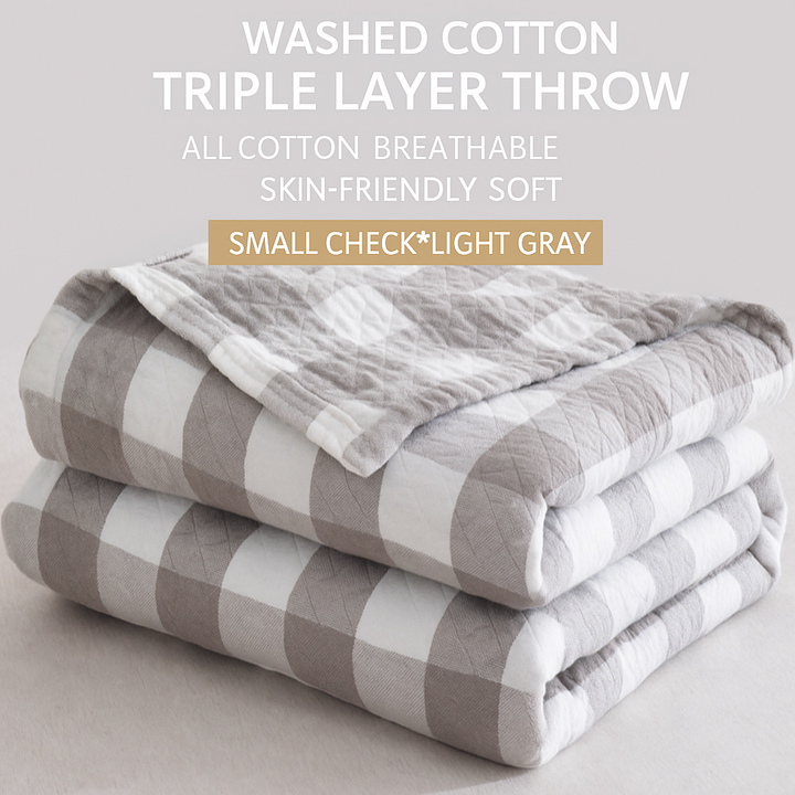 Gauze Blanket - Pure Cotton Towel Quilt Sofa Blanket Office Nap Blanket