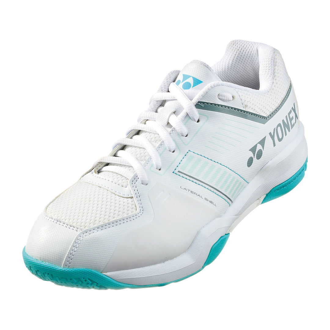 Yonex Power Cushion Strider Flow Badminton Shoes SHBSF1EX (White/ Mint)