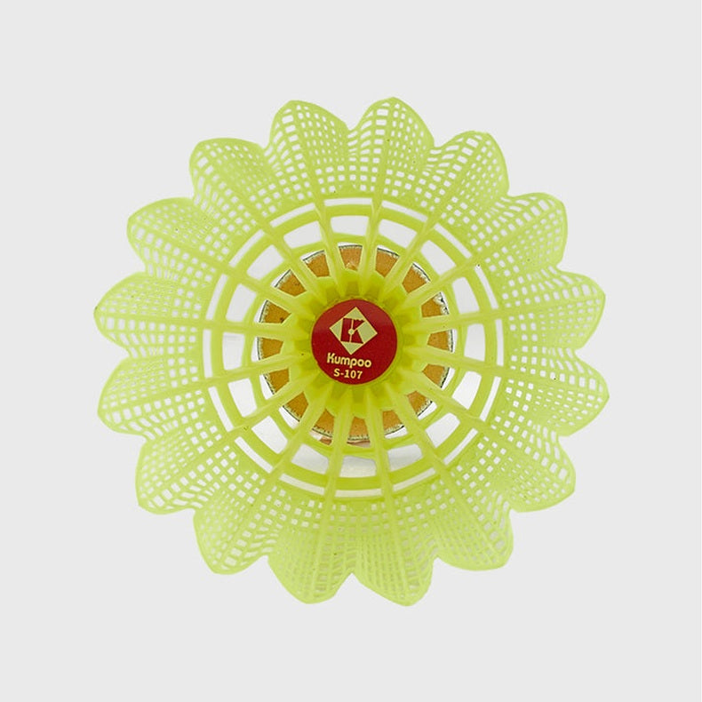 KUMPOO 6 PCS S-107 Badminton Nylon Feather Badminton Shuttlecock
