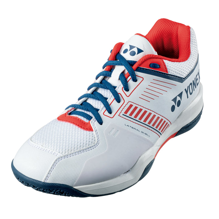 Yonex Power Cushion Strider Flow Wide Badminton Shoes SHBSF1WEX WHITE / RED