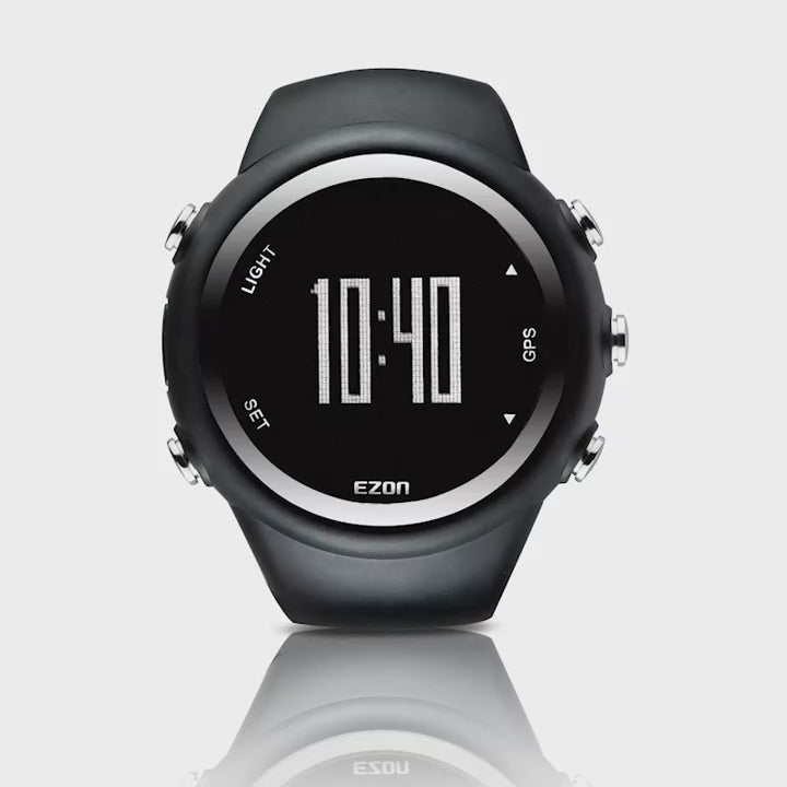 EZON GPS Running Watch – Speed, Calorie Tracker & Stopwatch for Men T031