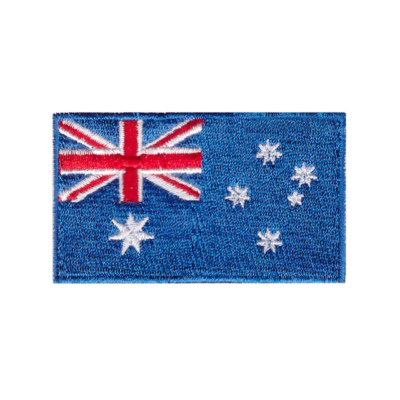 Mini Embroidered Flag Patch with Velcro – Tactical Hook & Loop Badge for Bags