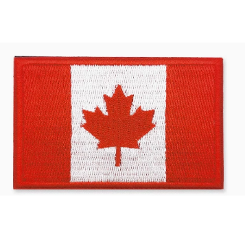 Mini Embroidered Flag Patch with Velcro – Tactical Hook & Loop Badge for Bags
