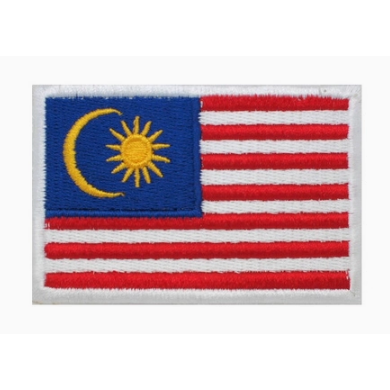 Mini Embroidered Flag Patch with Velcro – Tactical Hook & Loop Badge for Bags