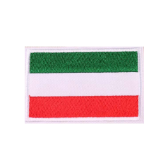 Mini Embroidered Flag Patch with Velcro – Tactical Hook & Loop Badge for Bags