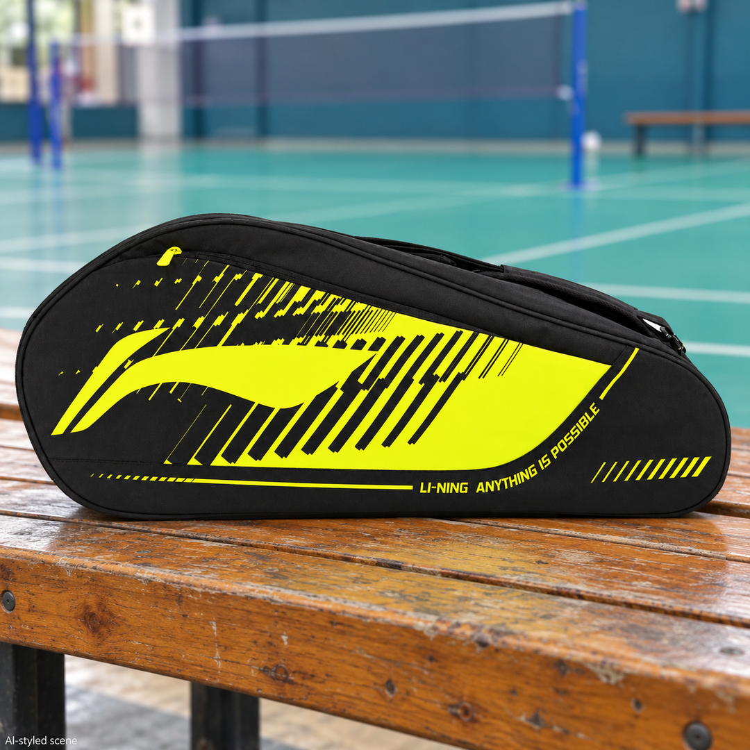 Li-Ning Storm 3-in-1 Badminton Racket Bag - AI-styled court-side supplementary scene (20261022)