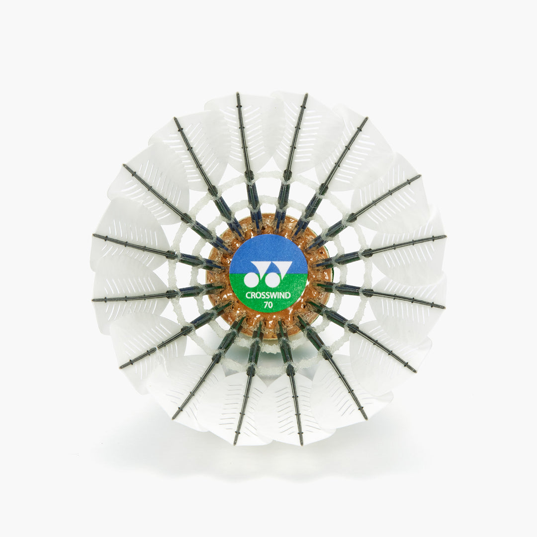 YONEX 6PCS Artificial Badminton Shuttlecock CROSSWIND 70
