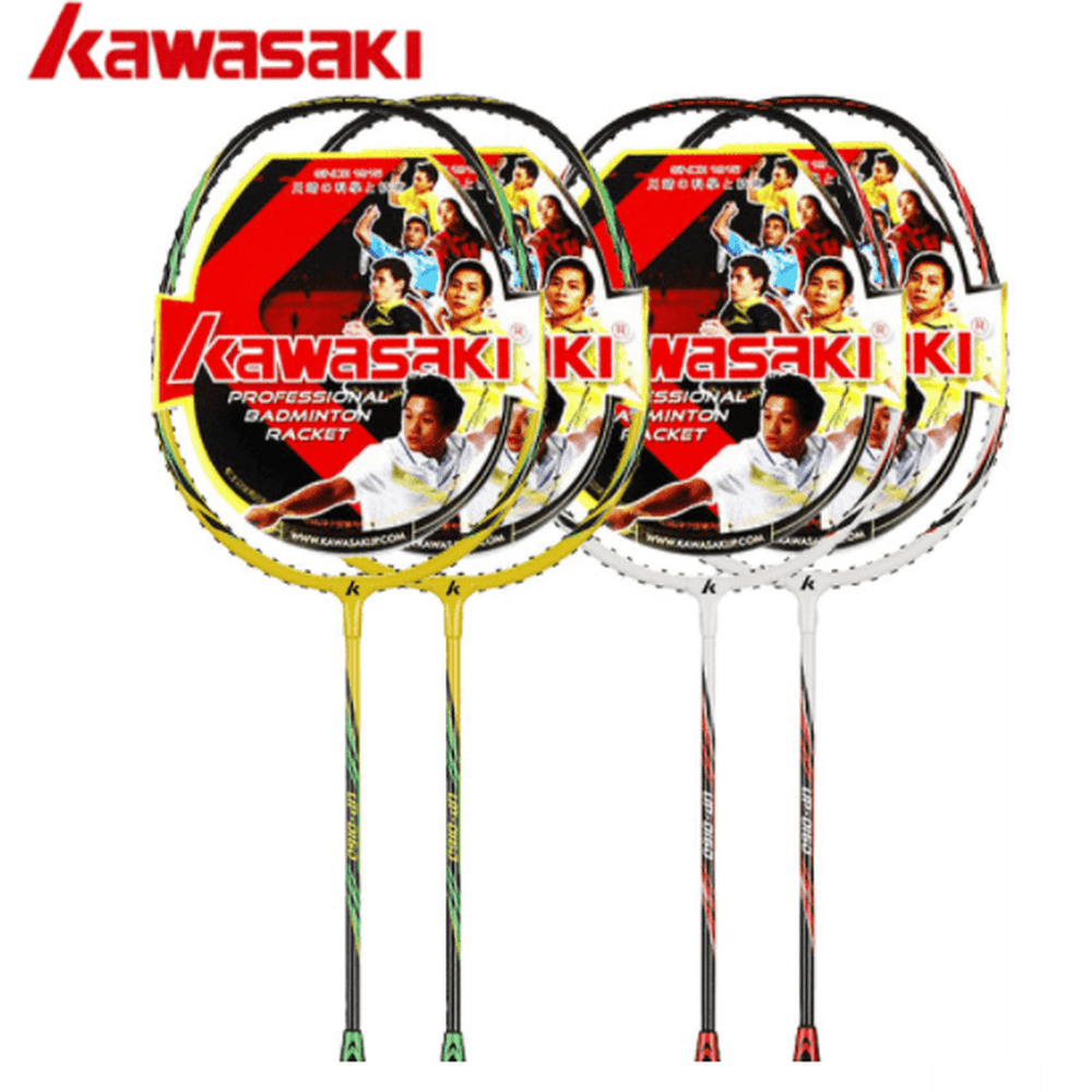 KAWASAKI UP-0160 UP-0182 Set Strung 2 Player Badminton