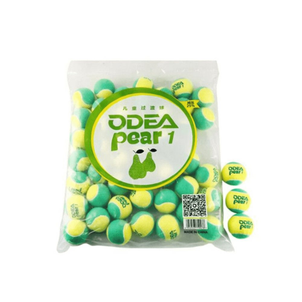 ODEA Stage 1 Green 1 PCS Children Beginners Tennis Balls Low Compression Slower Speed
