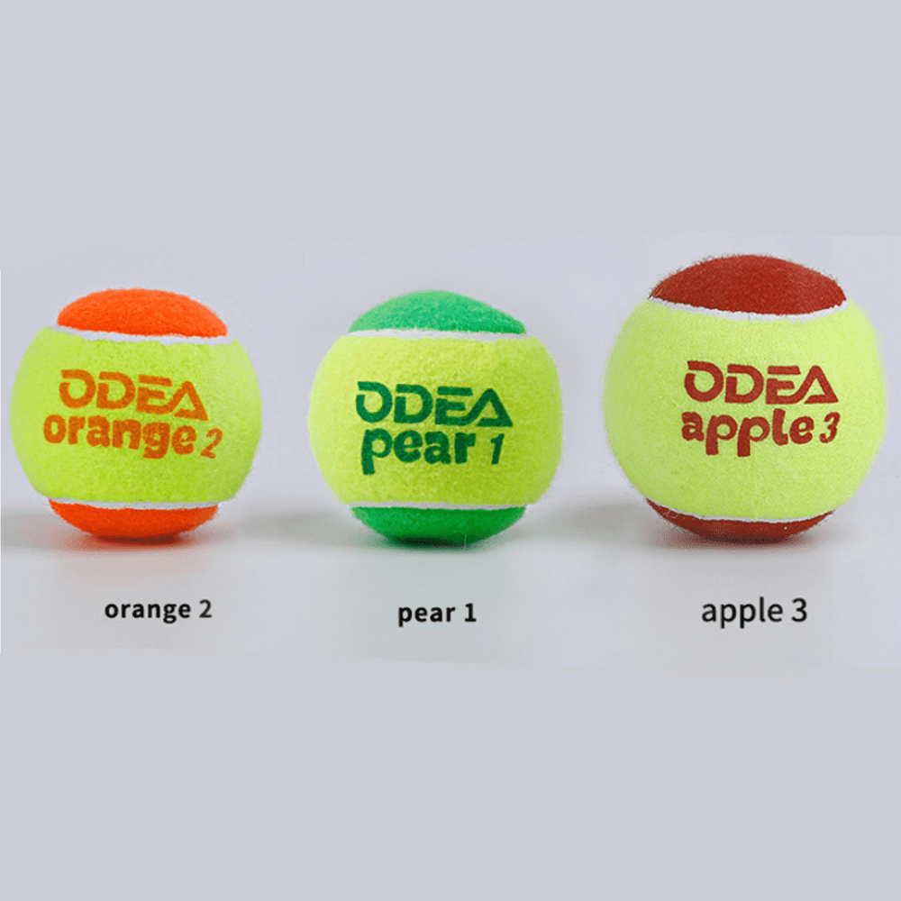 ODEA Stage 1 Green 1 PCS Children Beginners Tennis Balls Low Compression Slower Speed