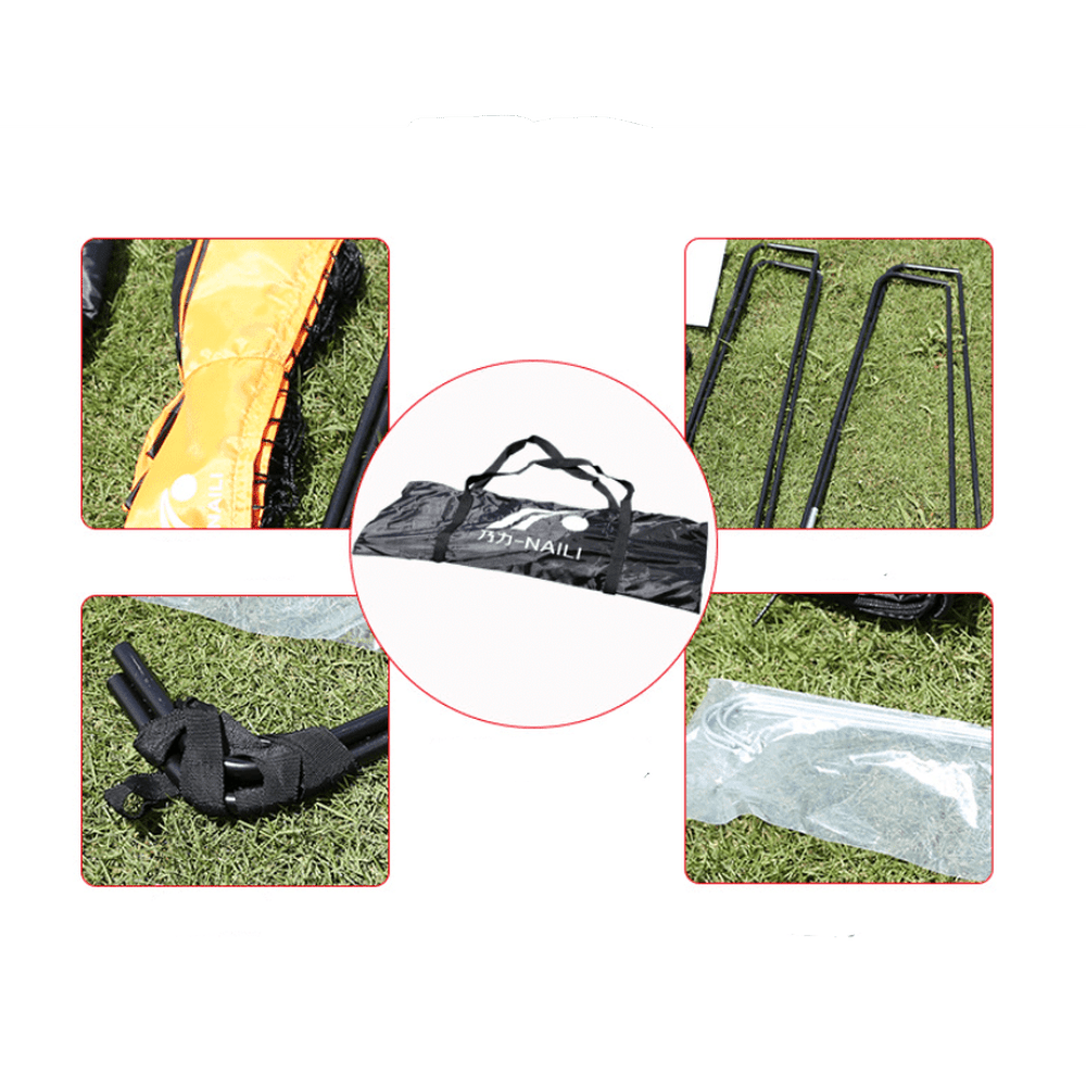SPPHONEIX Portable Soccer Football Goal Net Kids Outdoor Training Sports 2.8M