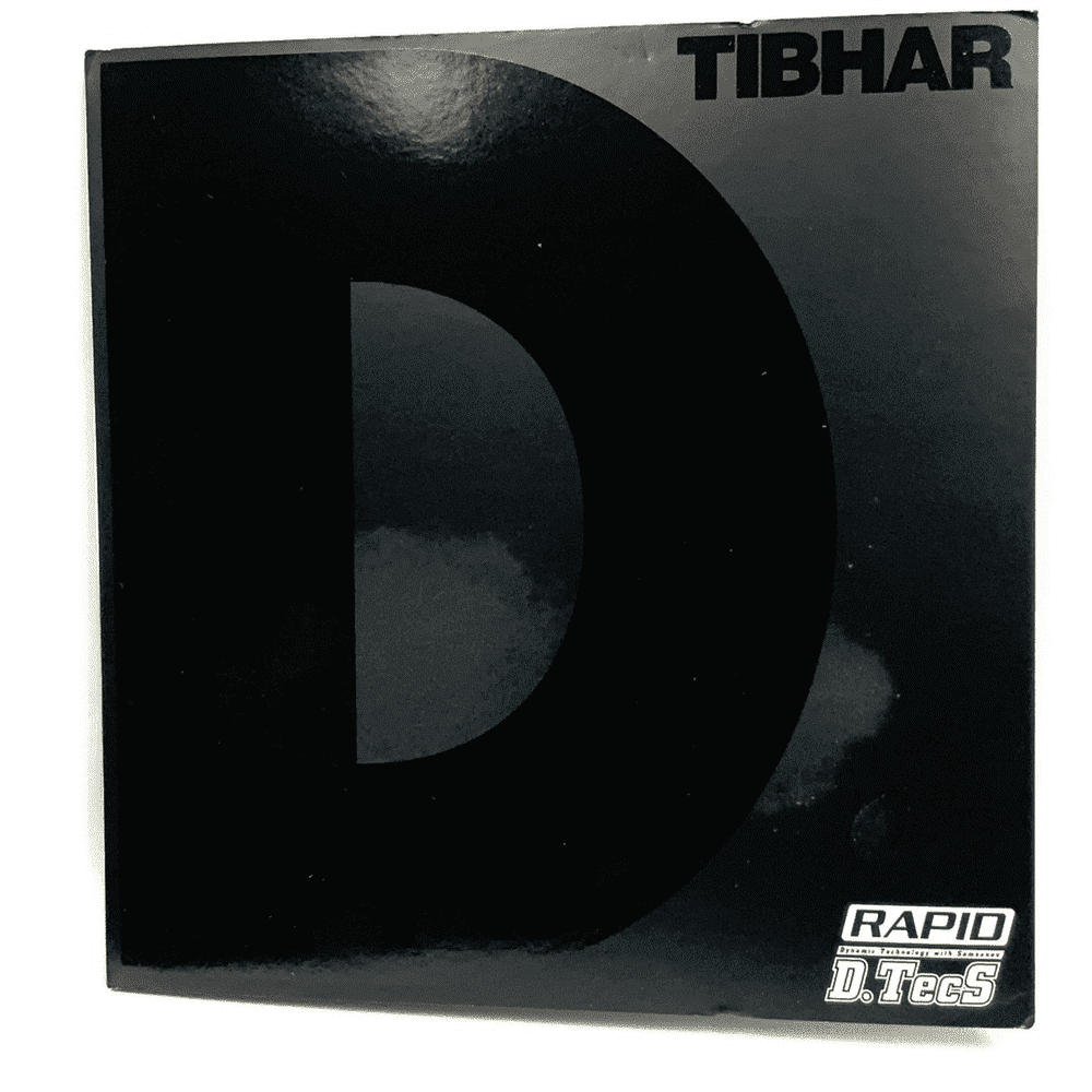 Tibhar Rapid D.TecS table tennis rubber - Red product image - Tibhar table tennis rubber